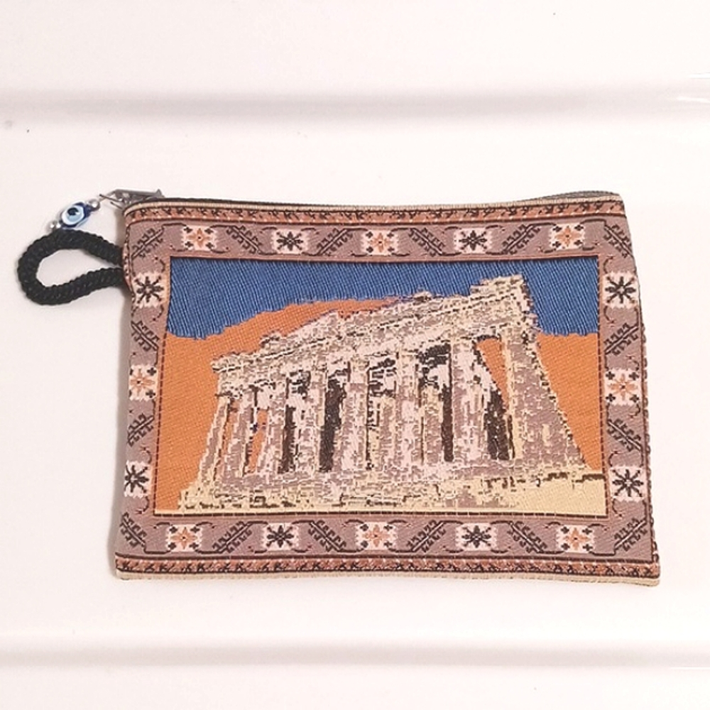Authentic Greece Cloth Change Purse